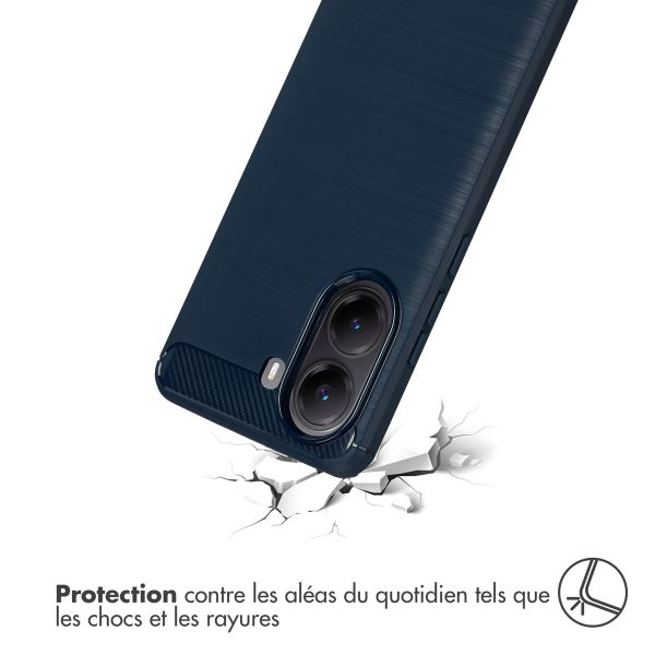 imoshion Coque Brushed Xiaomi Poco X7 Pro - Bleu foncé