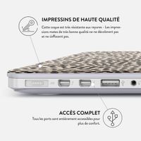 Burga Coque Rigide MacBook Pro 13 pouces (2020 / 2022) - A2289 / A2251 / A2338 - Almond latte