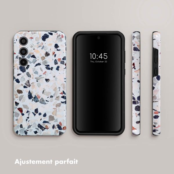 Selencia Coque arrière Vivid Samsung Galaxy A35 - Chic Terazzo
