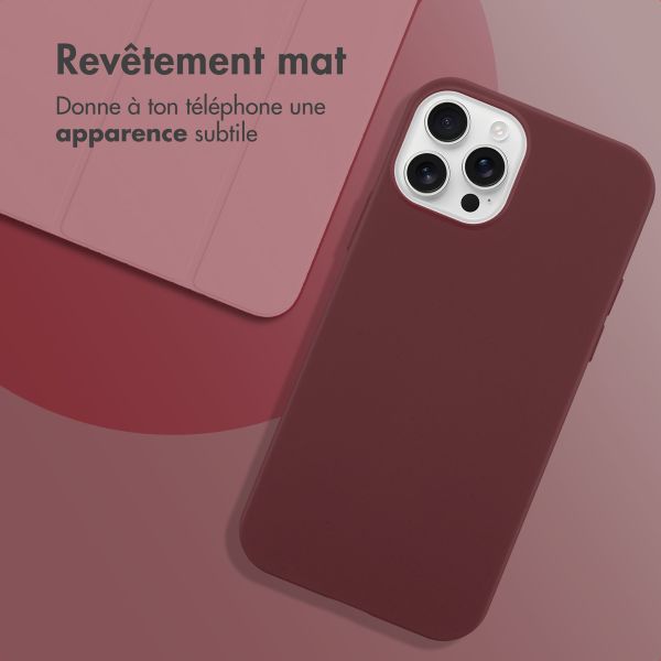 imoshion Coque Couleur Apple iPhone 12 (Pro) - Wine Red