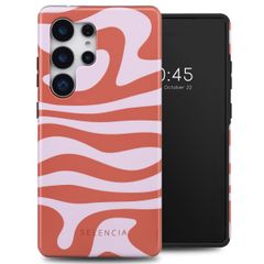 Selencia Coque arrière Vivid Samsung Galaxy S25 Ultra - Dream Swirl Pink