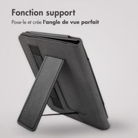 imoshion Étui de liseuse portefeuille avec strap et support Kobo Clara Colour / BW - Noir