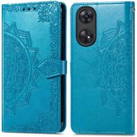 imoshion Etui de téléphone portefeuille Mandala Oppo Reno 8 T (4G) - Turquoise