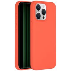 Accezz Coque Liquid Silicone Apple iPhone 15 Pro Max - Nectarine