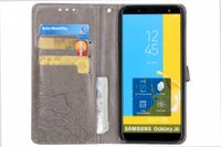 Etui de téléphone portefeuille Samsung Galaxy J6