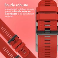 imoshion Bracelet QuickFit® en silicone  - Connexion Garmin 26 mm - Rouge