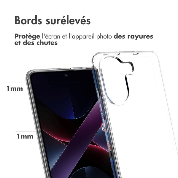 Accezz Coque Clear Xiaomi Poco X7 Pro - Transparent
