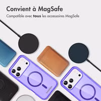 imoshion Coque Pailletée avec MagSafe Apple iPhone 17 Pro - Violet