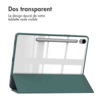imoshion Coque tablette rigide Trifold Samsung Galaxy Tab S9 11.0 pouces / Tab S10 FE / S9 FE 10.9 pouces - Vert