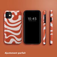Selencia Coque arrière Vivid Apple iPhone 11 - Dream Swirl Orange