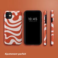 Selencia Coque arrière Vivid Tough iPhone 11 - Dream Swirl Orange