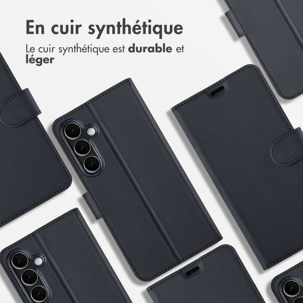 Accezz Étui de télephone Wallet Samsung Galaxy S25 Plus - Noir