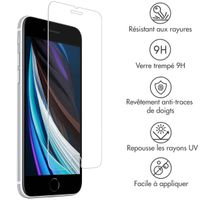 Accezz Protection d'écran en verre trempé iPhone SE (2022 / 2020)