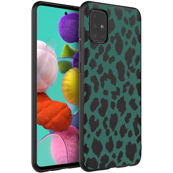 imoshion Coque Design Samsung Galaxy A51 - Léopard - Vert / Noir