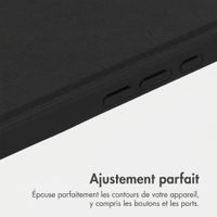 Accezz Coque arrière Edge avec MagSafe Apple iPhone 16 - Noir