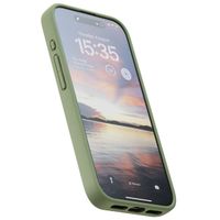 Njorð Collections Coque daim Comfort+ MagSafe iPhone 15 Pro - Olive