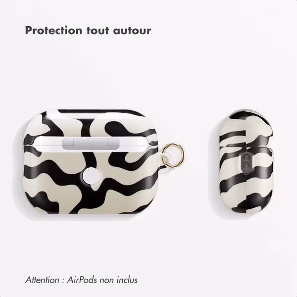 Selencia Coque Vivid Apple AirPods Pro 2 - Art Wave Black