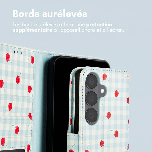 imoshion Étui de télephone portefeuille Design Samsung Galaxy S26 - Cherry Check