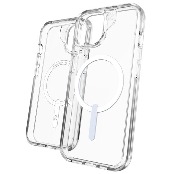 ZAGG Coque Crystal Palace MagSafe Apple iPhone 15 - Transparent
