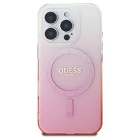 Guess Coque MagSafe IML Glitter Gradient Apple iPhone 16 Pro Max - Pink