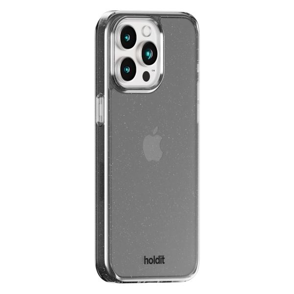 Holdit Coque Pailletée iPhone 15 Pro - Black