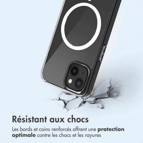 imoshion Coque arrière de protection avec MagSafe iPhone 15 - Transparent