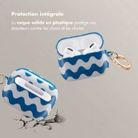 Selencia Coque Vivid  Apple Airpods Pro - Wave Vibes Classic Blue