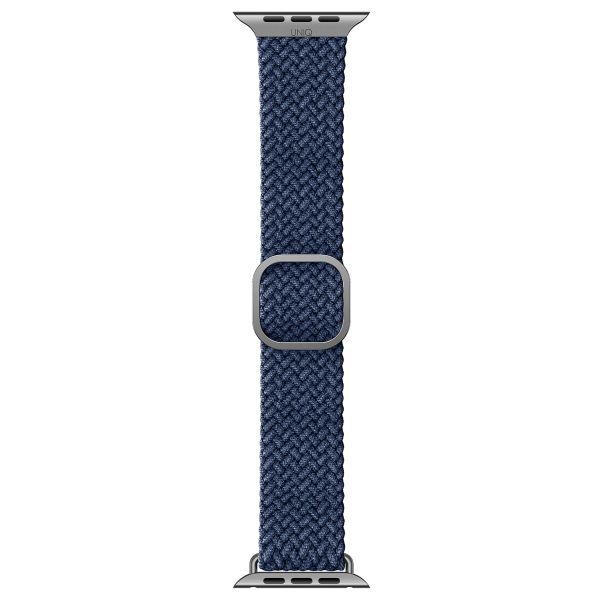 Uniq Bracelet tressé Aspen Apple Watch Series 1 t/m 9 / SE (38/40/41 mm) | Series 10 / 11 (42 mm) - Oxford Blue