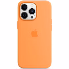Apple Coque en silicone MagSafe Apple iPhone 13 Pro - Marigold