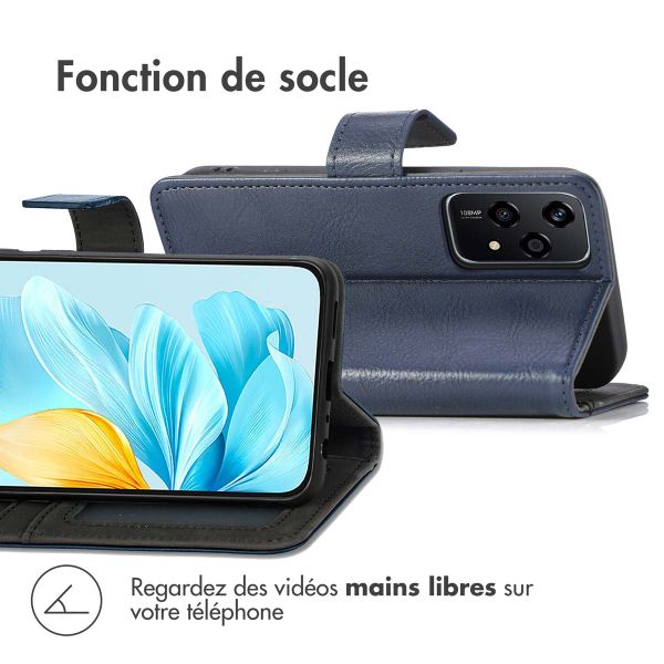imoshion Étui de télephone portefeuille Honor 200 Lite - Bleu foncé
