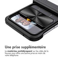 imoshion Coque arrière Camslider Samsung Galaxy Z Flip 4 - Noir