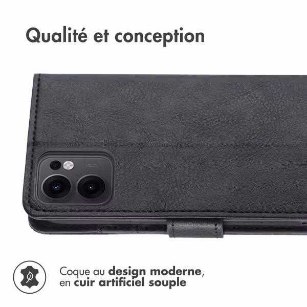 imoshion Étui de télephone portefeuille Oppo Reno 13 F (5G) - Noir