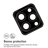 imoshion Lot de 2 protections d'objectif de caméra Apple iPhone 15 Pro / 15 Pro Max - Black Titanium