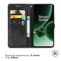 imoshion Etui de téléphone portefeuille Mandala OnePlus Nord 3 - Noir