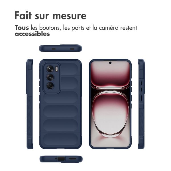 imoshion Coque arrière EasyGrip Oppo Reno 12 - Bleu foncé