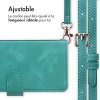 imoshion Etui de télephone portefeuille avec cordon Samsung Galaxy A14 (5G/4G) - Turquoise