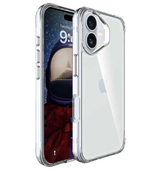 imoshion Coque Rugged Air Apple iPhone 16 - Transparent