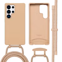 imoshion Coque arrière Color avec cordon amovible et MagSafe Samsung Galaxy S25 Ultra - Beige