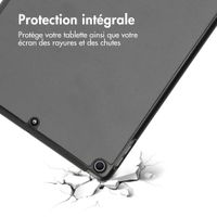 imoshion Coque tablette Trifold Apple iPad 9 (2021) 10.2 pouces / iPad 8 (2020) 10.2 pouces / iPad 7 (2019) 10.2 pouces - Gris