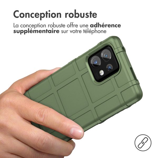 imoshion Coque Rugged Shield Motorola Edge 40 Pro - Vert foncé