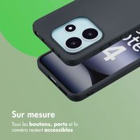 imoshion Coque Couleur Xiaomi Redmi Note 14 (4G) - Noir