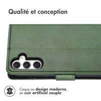 imoshion Étui de télephone portefeuille Samsung Galaxy A25 (5G) - Vert