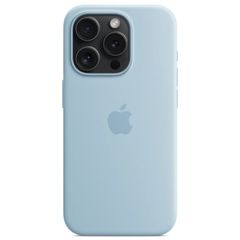 Apple Coque en silicone MagSafe Apple iPhone 15 Pro - Bleu clair