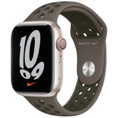 Apple Bracelet Nike Sport Apple Watch Series 1 t/m 11 / SE / Ultra (44/45/46/49 mm) - Olive Gray / Cargo Khaki