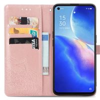 imoshion Etui de téléphone Mandala Oppo Find X3 Lite - Rose champagne