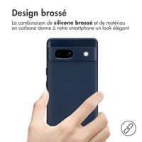 imoshion Coque Brushed Google Pixel 7a - Bleu foncé