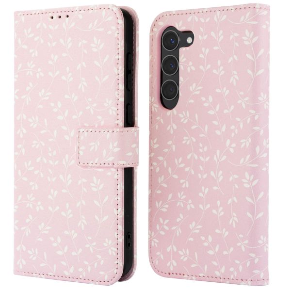 imoshion Étui de téléphone portefeuille Design Samsung Galaxy S23 - Pink Bazaar Flowers