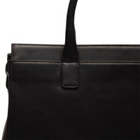 The Chesterfield Brand Sac ordinateur 14 pouces Rivera - Cuir véritable - Noir