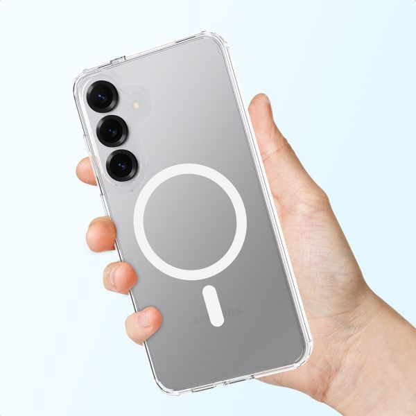 Accezz Coque arrière Xtreme Impact avec MagSafe Samsung Galaxy S25 Plus - Transparent