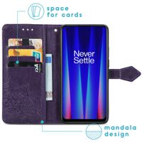 imoshion Etui de téléphone portefeuille Mandala OnePlus Nord CE 2 5G - Violet